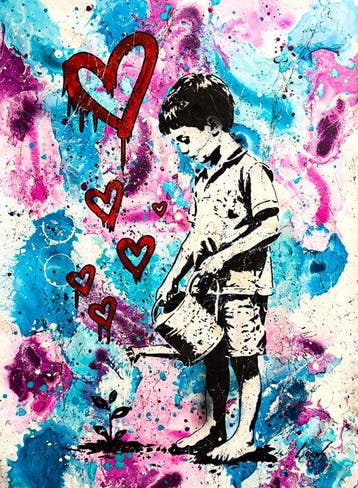 Gongas (XX-XXI) - vs Banksy - XL - Love is the Answer