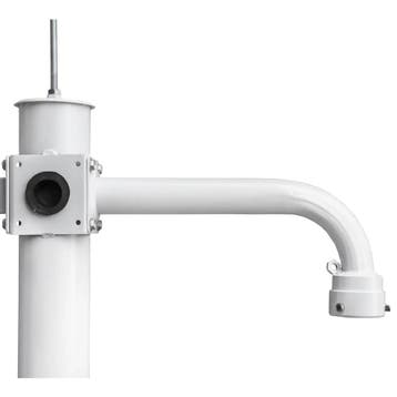 Cameramast 6 meter Wit, Gegalvaniseerd staal,, Ophalen of Verzenden, Nieuw