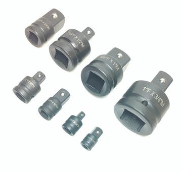 Krachtdoppen verloopset 8-delig | 1/4 tot 1 inch | adapter, Ophalen of Verzenden, Nieuw