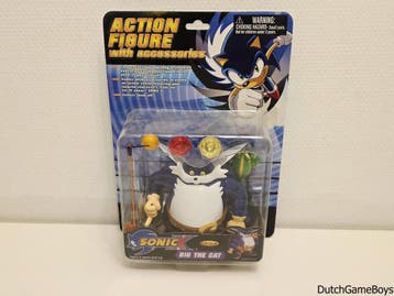 Sonic X - FEVA - Big The Cat - Action Figure - New On Bliste, Verzenden, Gebruikt