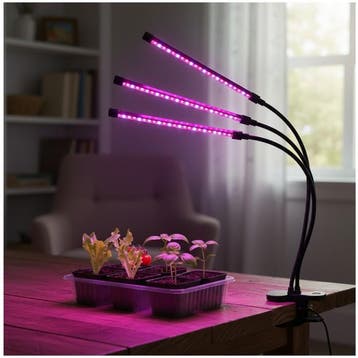 LED Kweeklamp VITARO-3 Clip 10W - 3 Armen - Dimbaar - Tim..., Ophalen of Verzenden, Nieuw