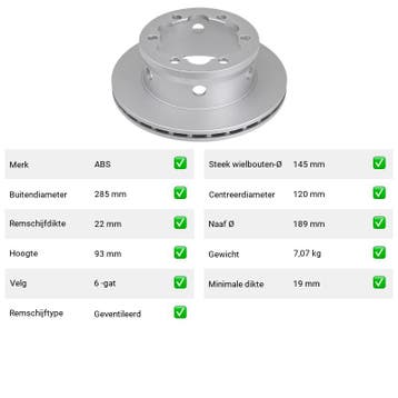 Remschijven Achteras Volkswagen Kever 1303 LS, S 1.6, Verzenden, Nieuw, Volkswagen