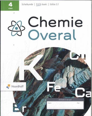 9789001045661 Chemie Overal 4 vwo scheikunde Flex-boek, Boeken, Verzenden, Zo goed als nieuw