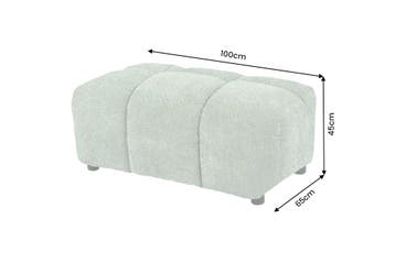 Kruk CLOUD 100cm bouclé sage - 49021, Ophalen of Verzenden, Nieuw
