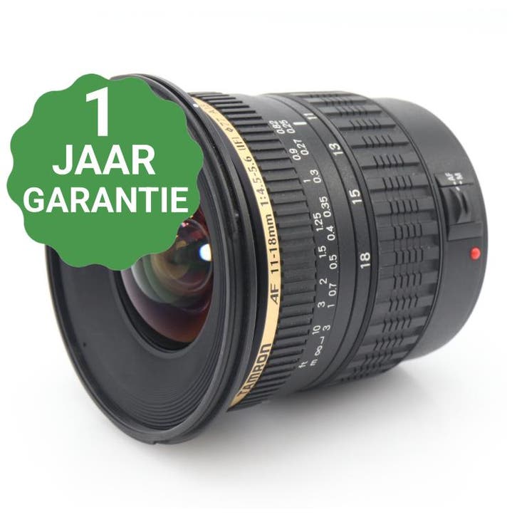 10% korting | Tamron AF 11-18mm f/4.5-5.6 IF DI II SP Canon, Audio, Tv en Foto, Fotografie | Lenzen en Objectieven, Gebruikt, Verzenden