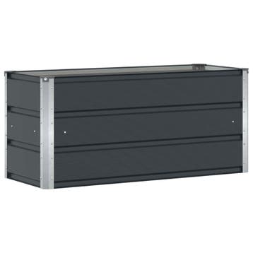 Bloembak Modern Antraciet | 100cm | Laatste Stuk!, 100 cm of meer, Ophalen of Verzenden, Zo goed als nieuw, Binnen