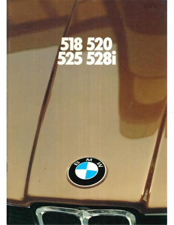 1980 BMW 5 SERIE BROCHURE ENGELS, Nieuw, BMW, Author