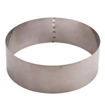 Taartring RVS Ø18x5cm, Hobby en Vrije tijd, Taarten en Cupcakes maken, Verzenden, Nieuw