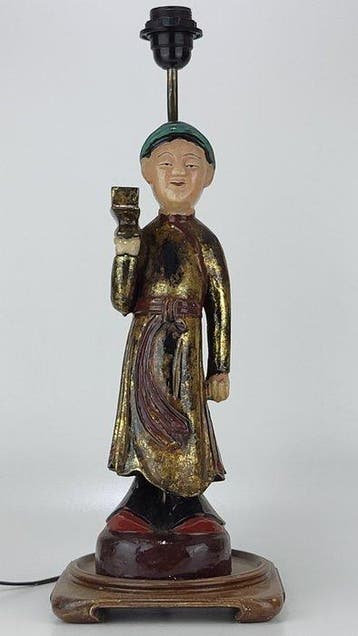 Large wooden Figure - Hout - China - Qing Dynastie