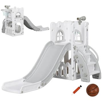 Kinderglijbaan, 5 In 1, Peuterglijbaan Met Basketbalring, Te, Verzenden, Nieuw