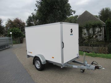 Hapert gesloten aanhangwagen 250x130x150 1350kg, Auto diversen, Ophalen, Zo goed als nieuw