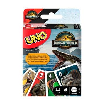 Mattel UNO kaartspel Jurassic World van €9,99 voor €5,00, Ophalen of Verzenden, Nieuw