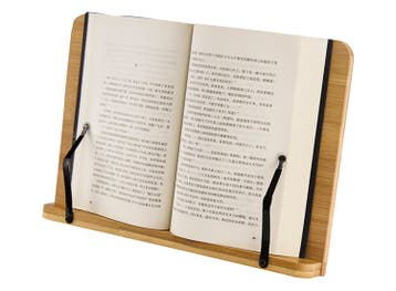 Fedec Bamboe Boekenstandaard - Opvouwbaar - 38x28cm, Verzenden, Nieuw