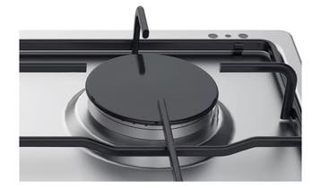 Hotpoint PPH60PFIXUK Gaskookplaat 59x51 cm RVS 4-Pits, Witgoed en Apparatuur, Kookplaten, Nieuw, Inbouw, Gas, 4 kookzones