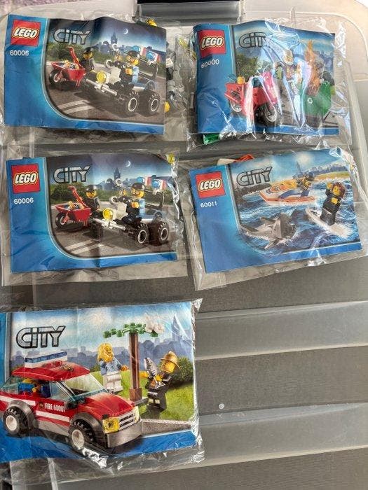 Lego Set - City - City polybag sets 60006; 60000; 60011;, Kinderen en Baby's, Speelgoed | Duplo en Lego