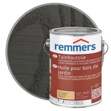 Remmers Tuinhoutolie oplosmiddelhoudend Zwart 9005, Nieuw