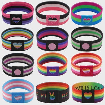 Pride Armband & Polsband - Elastisch & Stijlvol - Diverse Re, Verzenden, Nieuw