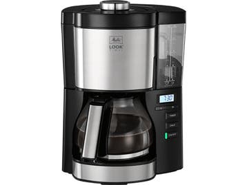 Melitta Look Timer Koffiezetapparaat - 1,25L - Timer - Zwart, Verzenden, Nieuw