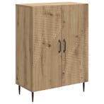 vidaXL Dressoir Artisanaal eiken 66 x 34,5 x 89,5 cm Bewerkt, Verzenden, Nieuw, Overige houtsoorten, Minder dan 50 cm