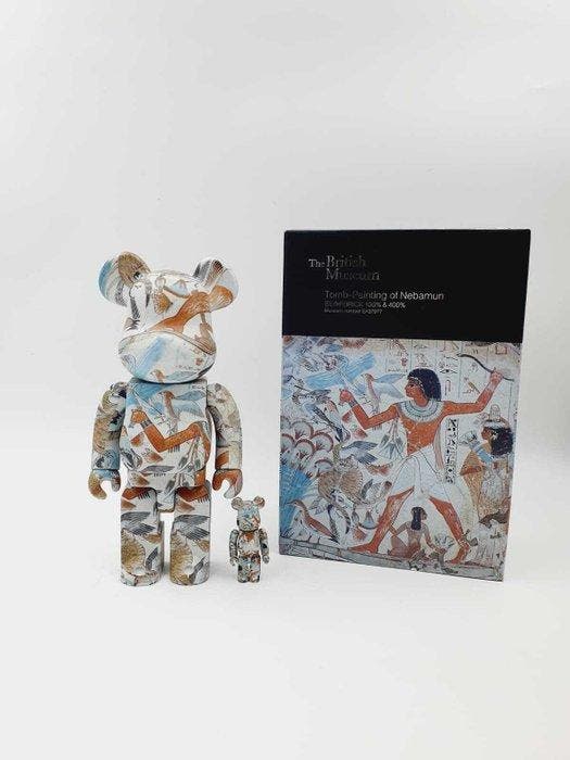 NO RESERVE Medicom Toy - Be@rbrick 400% + 100% - The British, Antiek en Kunst, Kunst | Designobjecten
