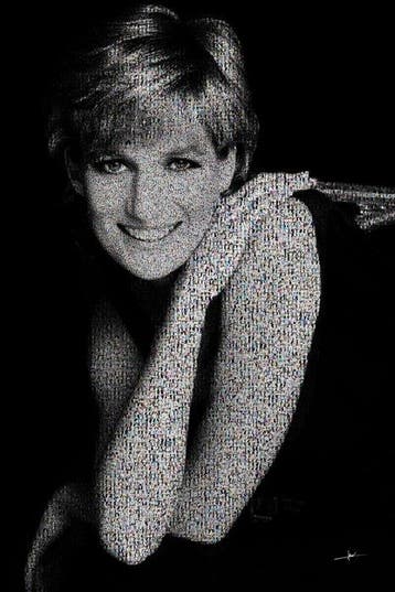 David Law (1967) - Crypto Lady Diana VI - Format XL 50x75