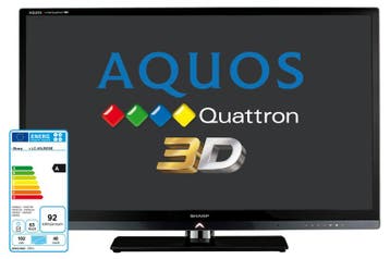 Sharp LC-40LE830E - 40 inch, Ophalen, Zo goed als nieuw, 100 Hz, 100 cm of meer