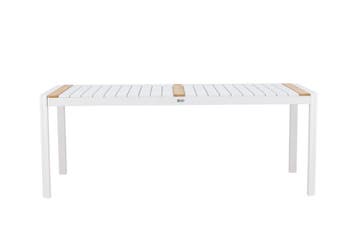 Tuintafel - Pim - Wit  - Teak - 200*100cm - The Outsider, Verzenden, Nieuw