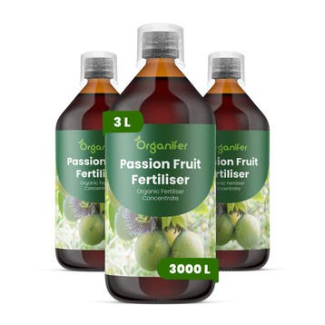Passievrucht Vloeibare Meststof - Set 3x1 liter, Verzenden, Mest