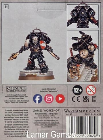 Blood Angels Lemartes (Warhammer 40.000 nieuw), Hobby en Vrije tijd, Wargaming, Ophalen of Verzenden, Nieuw