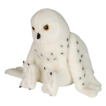 Wild Republic sneeuwuil knuffel - pluche - 30 cm - uil, Verzenden, Nieuw