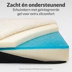 2dekans | VEX VX-102 Zitkussen met Gel - Ondersteunt de, Ophalen of Verzenden, Zo goed als nieuw