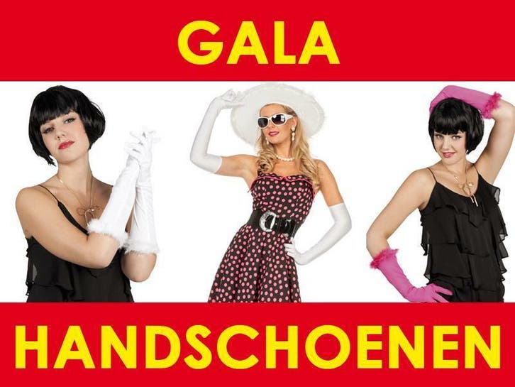Gala handschoenen - Mega aanbod gala handschoenen, Kleding | Dames, Carnavalskleding en Feestkleding, Accessoires, Nieuw, Overige thema's