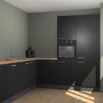 Zwarte keuken Portland 78642, Verzenden, Nieuw