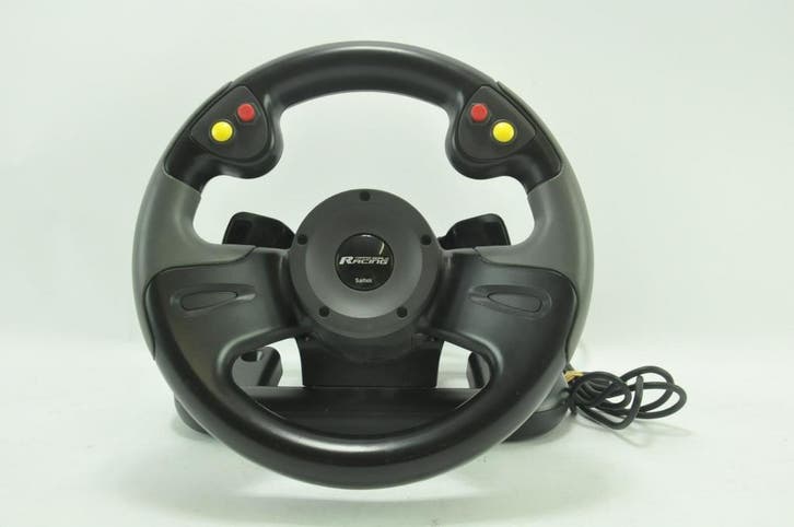 Saitek Racing Steer U.S.B Connection no Paddels R220, Spelcomputers en Games, Games | Pc, Zo goed als nieuw, Ophalen of Verzenden