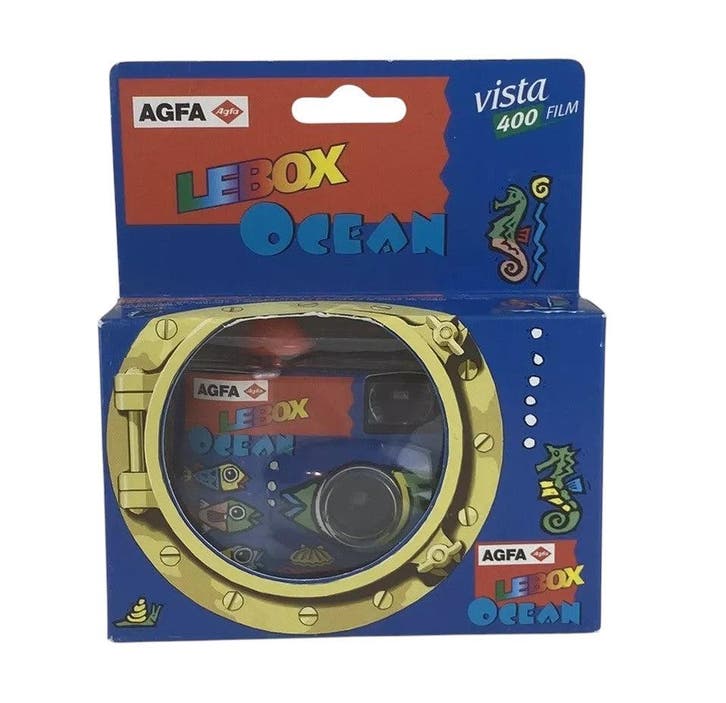 AGFA Lebox Ocean Wegwerpcamera met Vista 400 Film – Exp. 09/, Audio, Tv en Foto, Fotocamera's Analoog, Nieuw, Verzenden