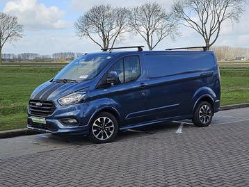 Ford Transit Custom 310 2.0 TDCI L2H1 Sport 170pk, Automaat, Gebruikt, Blauw, Leder