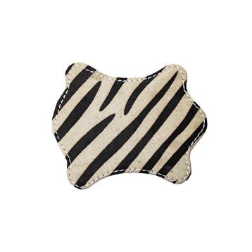 *onderzetter koevorm zebra 11x10cm*, Verzenden, Nieuw