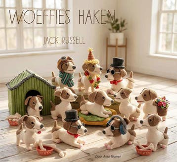 Woeffies Haken Jack Russell - Haakpret Anja Toonen - Digit, Ophalen of Verzenden, Nieuw