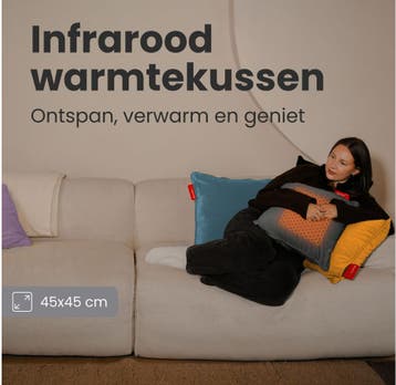 2dekans | AURONIC AU3543 – Warmtekussen Knit – 45x60 cm –, Huis en Inrichting, Woonaccessoires | Kussens, Ophalen of Verzenden
