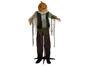 Halloween-figuur Pumpkin Man 170 Cm Licht Geluid Beweging, Verzenden, Nieuw, Overige typen