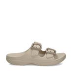 Crocs Saturday Enamel Buckle Sandal badslippers, Slippers, Verzenden, Wit, Nieuw