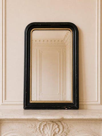 Spiegel - Hout - Napoléon III - Hoogte 90 cm