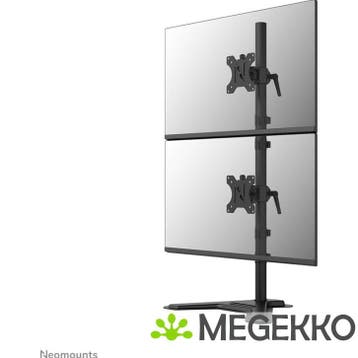 Neomounts DS45-600BL2V Monitorstandaard voor twee schermen, Computers en Software, Monitoren, Verzenden, Nieuw, Neomounts