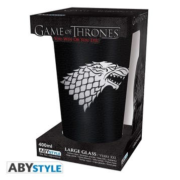 Game of Thrones Stark Premium XL Glas, Ophalen of Verzenden, Nieuw