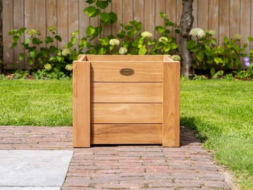 Vierkante plantenbak | stoere uitstraling | ruime collectie, Minder dan 60 cm, Vierkant, Nieuw, Ophalen of Verzenden