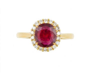 Zonder minimumprijs - Ring - 14 karaat Geel goud - 1.64ct., Nieuw