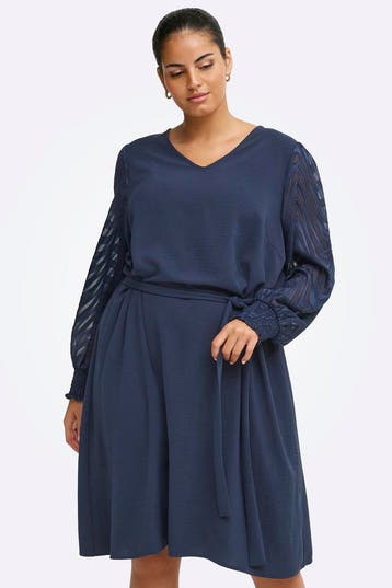 ONLY eco mini jurk lange mouw Maat:, Kleding | Dames, Jurken, Verzenden, Nieuw, Overige kleuren