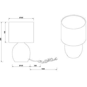 LED Tafellamp - Tafelverlichting - Trion Alev - E14 Fitting, Huis en Inrichting, Lampen | Tafellampen, Ophalen of Verzenden, Nieuw