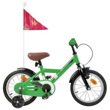 vidaXL Kinderfiets 12 Inch voor 2-4 jaar oud Groen, Verzenden, Nieuw