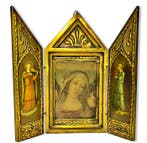 Drieluik - Hout - 1950-1960 - Religieuze triptiek